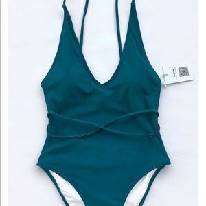 One piece bathing suit!